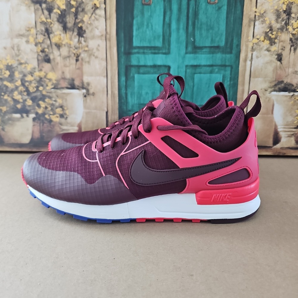 Nike‎ Womens sz 8.5 Sneakers Air Pegasus 89 Tech Night Maroon 2016 Lace Up
